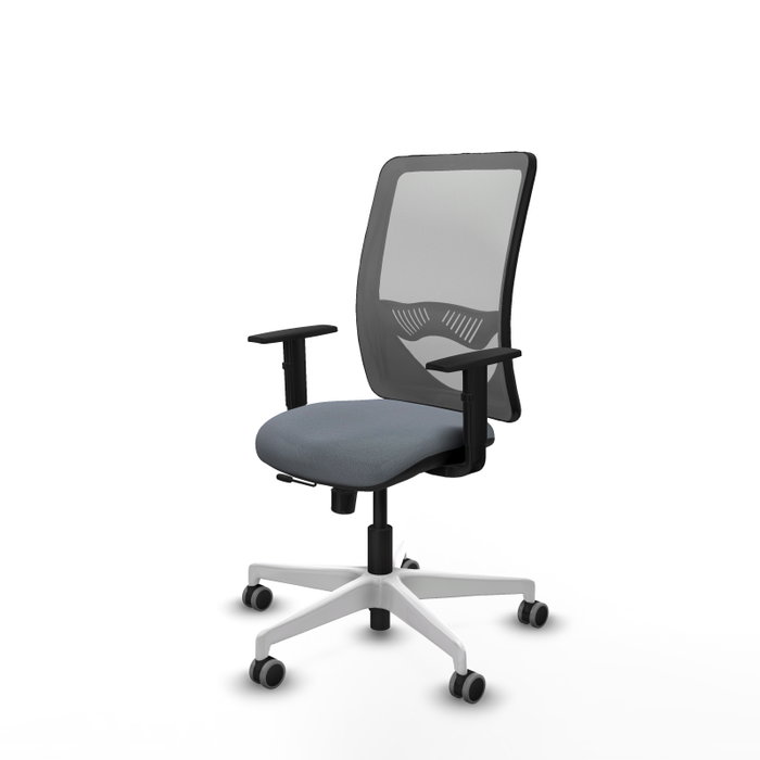 PIQUERAS Y CRESPO Silla de oficina Zulema Gris con mecanismo Sincro/Traslack