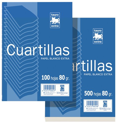 Papel 4º Zorrilla 80G 100H Liso (Cuartilla) Papel 4º Zorrilla 80G 100H Liso (Cuartilla)