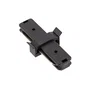 Conector Recto Carril Monofásico Negro HO-PL218000RN