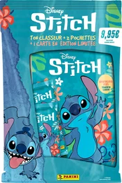 Panini STITCH TC Paquete de Inicio de Colección - 1 Carpeta + 2 Bolsillos + 12 Tarjetas + 1 Tarjeta EL