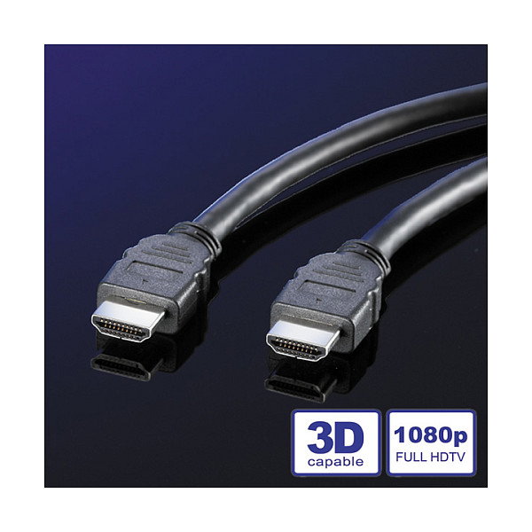 Roline Cable HDMI High Speed con Ethernet 5m Negro