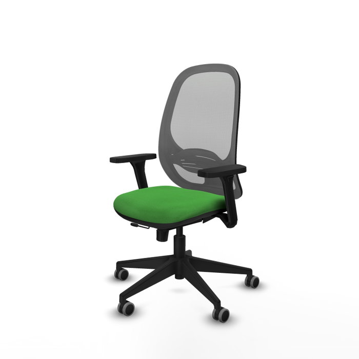 PIQUERAS Y CRESPO Silla de oficina Cilanco con mecanismo Sincro/Traslack Verde y Gris PIQUERAS Y CRESPO Silla de oficina Cilanco con mecanismo Sincro/Traslack Verde y Gris