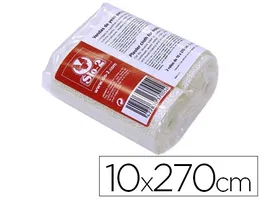 Sio-2 Vendas de Yeso 10x270 cm Paquete de 2 Rollos para Manualidades, Máscaras, Moldes y Maquetas