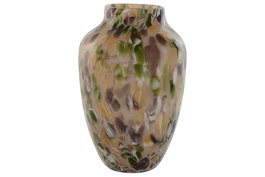 DKD Home Decor Jarrón de Cristal Multicolor 19,5x19,5x29,7 cm