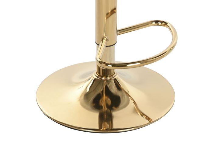 DKD Home Decor Taburete Moderno Gris Dorado 55 x 100 x 53 cm (2 Unidades)