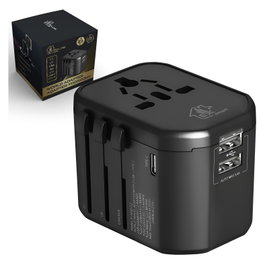 Extralink Smart Life Adaptador de Viaje Universal con USB-C y USB-A