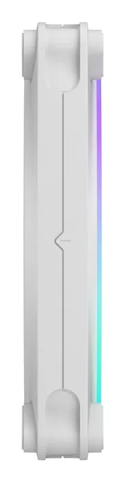 Fractal Design Momentum 14 RGB - Ventilador para PC 140 mm Blanco con LED RGB, PWM, Rodamiento FDB, 1800 RPM, 126.6 m³/h, 28 dB - 1 Pieza