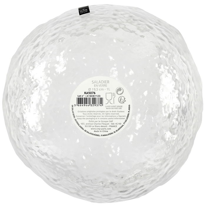 Home Deco Factory Ensaladera 1 L Diámetro 19,5 cm Forma Irregular Home Deco Factory Ensaladera 1 L Diámetro 19,5 cm Forma Irregular