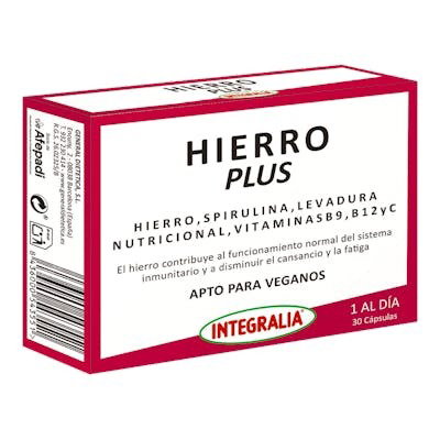 Integralia Hierro Plus 30 cápsulas Integralia Hierro Plus 30 cápsulas