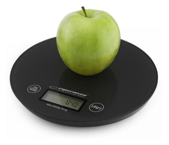 Esperanza Mango EKS003K báscula de cocina negra