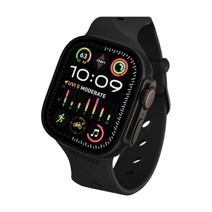 Decoded Silicone Ares Splice Strap 44/46/49mm Black Decoded Silicone Ares Splice Strap 44/46/49mm Black