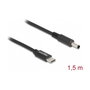 DeLOCK Cable de carga USB Type-C a Dell 4,5 x 3,0 mm, 1,5 m