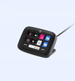 Elgato 10GBJ9911 Stream Deck Neo Controlador para Streaming Negro 8 Botones LCD