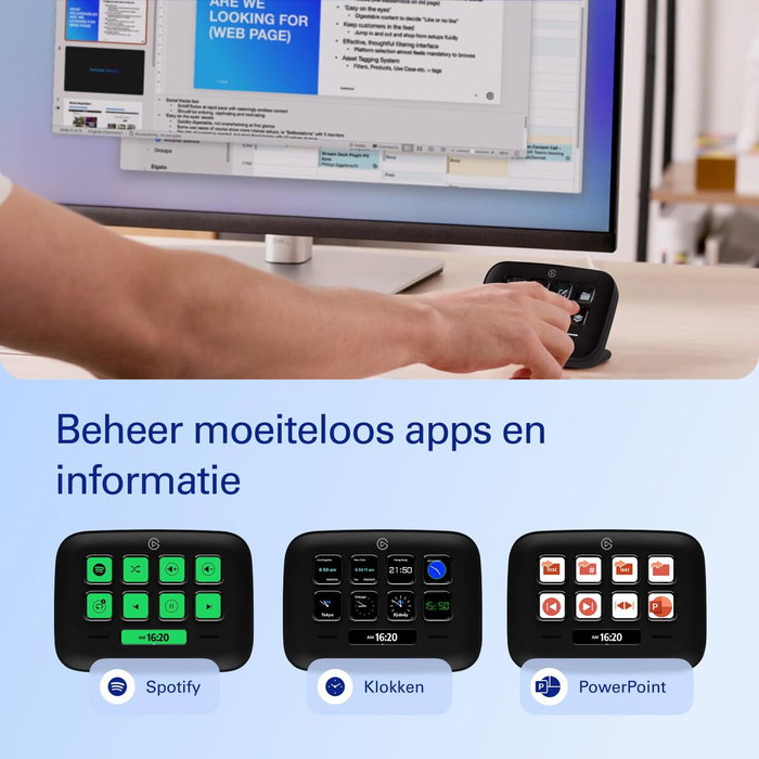 Elgato Stream Deck Neo Negro con 8 botones Elgato Stream Deck Neo Negro con 8 botones