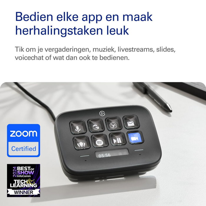 Elgato Stream Deck Neo Negro con 8 botones Elgato Stream Deck Neo Negro con 8 botones