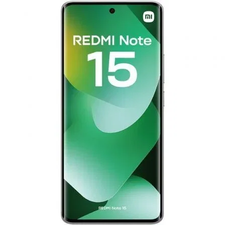 Xiaomi Redmi Note 15 Smartphone 8GB RAM 128GB, Pantalla AMOLED 6.77" 120Hz, Cámara 108MP, Batería 6000mAh, 33W Carga Rápida, IP64, Color Verde - Versión Global