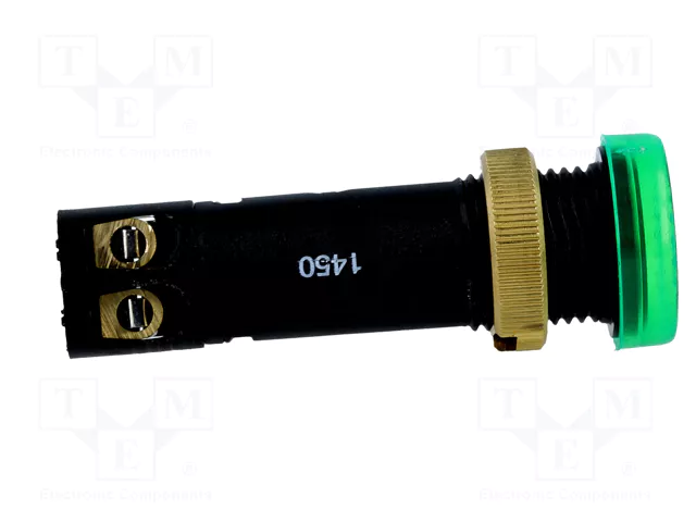 SCHNEIDER ELECTRIC Lámpara indicadora LED verde 24VDC Ø12mm