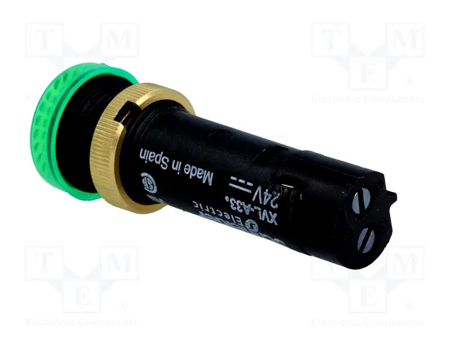 SCHNEIDER ELECTRIC Lámpara indicadora LED verde 24VDC Ø12mm