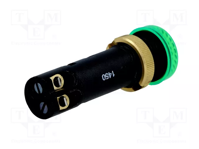 SCHNEIDER ELECTRIC Lámpara indicadora LED verde 24VDC Ø12mm