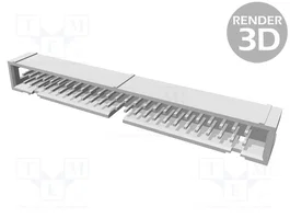 HARTING Conector IDC Macho 50 Pines THT Recto