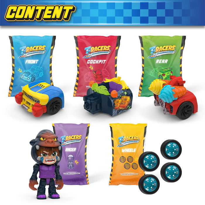 Magic Box Expositor 8 Vehículos T-Racers II Wheel Ptr2D208In00 Box