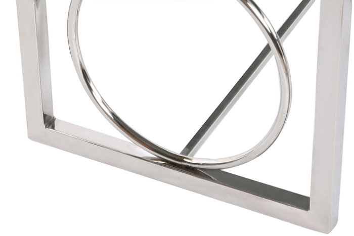 DKD Home Decor Descalzadora Piel Acero Rombos DKD Home Decor Descalzadora Piel Acero Rombos