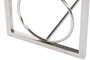 DKD Home Decor Descalzadora Piel Acero Rombos