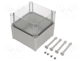 FIBOX SOLID Carcasa Universal Gris de Policarbonato