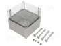 FIBOX SOLID Carcasa Universal Gris de Policarbonato