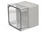 FIBOX SOLID Carcasa Universal Gris de Policarbonato