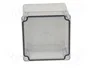 FIBOX SOLID Carcasa Universal Gris de Policarbonato