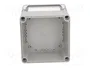 FIBOX SOLID Carcasa Universal Gris de Policarbonato