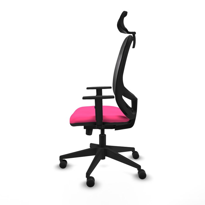 PIQUERAS Y CRESPO Silla de oficina Cilanco con mecanismo Sincro/Traslack, Rosa y Negro PIQUERAS Y CRESPO Silla de oficina Cilanco con mecanismo Sincro/Traslack, Rosa y Negro