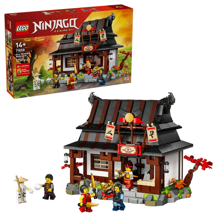 LEGO NINJAGO Herrería Cuatro Armas 15 Aniversario 71858