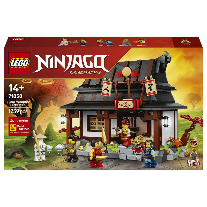LEGO NINJAGO Herrería Cuatro Armas 15 Aniversario 71858