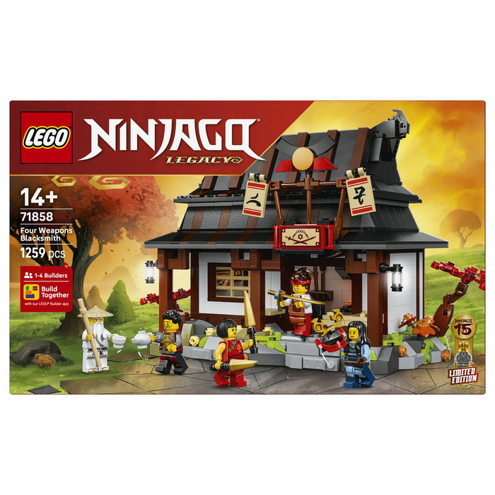 LEGO NINJAGO Herrería Cuatro Armas 15 Aniversario 71858
