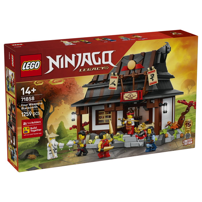 LEGO NINJAGO Herrería Cuatro Armas 15 Aniversario 71858