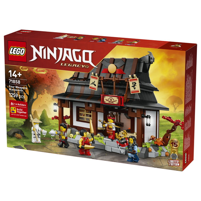 LEGO NINJAGO Herrería Cuatro Armas 15 Aniversario 71858