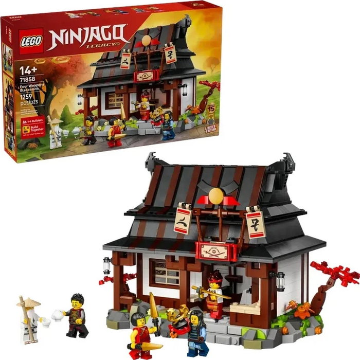 LEGO NINJAGO Herrería Cuatro Armas 15 Aniversario 71858