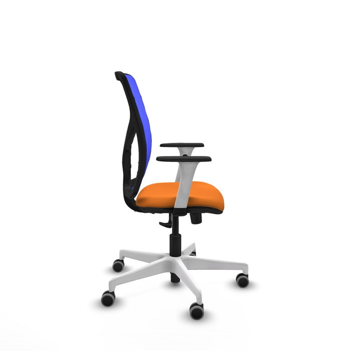 PIQUERAS Y CRESPO Silla de oficina Motilla con mecanismo Sincro, Naranja y Azul PIQUERAS Y CRESPO Silla de oficina Motilla con mecanismo Sincro, Naranja y Azul