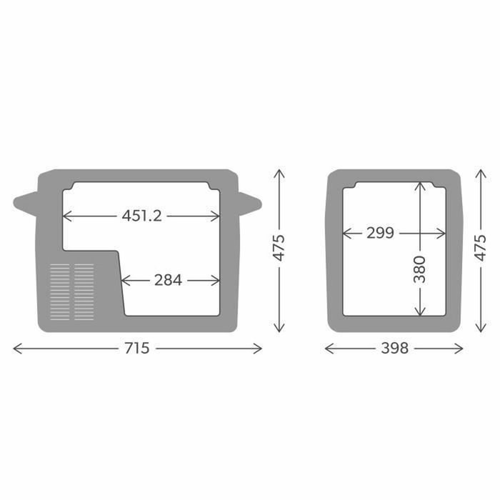 Dometic CFF 45 Nevera Portátil Eléctrica con Compresor 44L