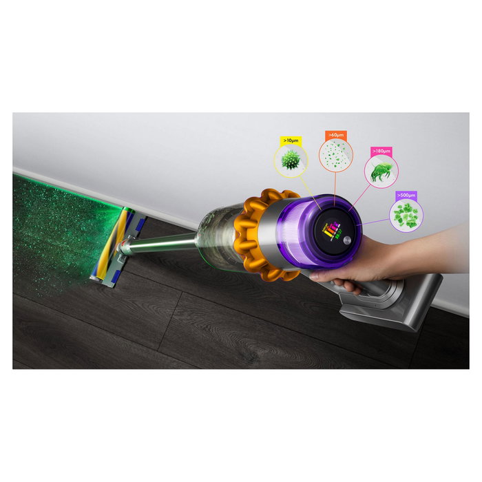 Dyson V15 Detect Absolute Níquel, Amarillo