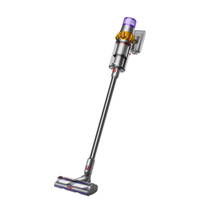 Dyson V15 Detect Absolute Aspiradora Escoba Ciclónica Potente 240 AW con Pantalla y Cepillo LED