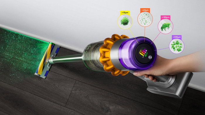 Dyson V15 Detect Absolute Amarillo/Níquel