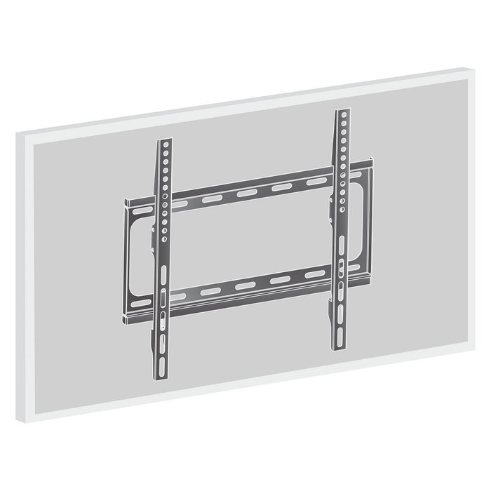 Iiyama WM1044-B1 Soporte de Pared para Monitor/Televisión, Máx. 55" (139.7 cm), VESA 400x400 mm, Hasta 30 kg, Negro