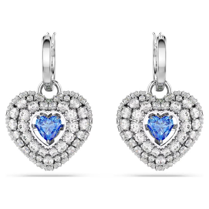 Swarovski Pendientes IDYLLIA en Gris y Acero Inoxidable Swarovski Pendientes IDYLLIA en Gris y Acero Inoxidable