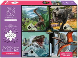 TEAMPUZZLE Jurassic World para amigos de 1000 a 1999 piezas