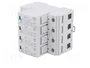 HAGER Limitador de sobretensiones Tipo 1+2 de 4 polos 50kA 1,5kV