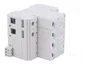 HAGER Limitador de sobretensiones Tipo 1+2 de 4 polos 50kA 1,5kV