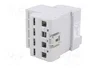 HAGER Limitador de sobretensiones Tipo 1+2 de 4 polos 50kA 1,5kV